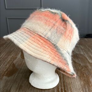 Forever 21 fuzzy Multicolor Bucket Hat OS